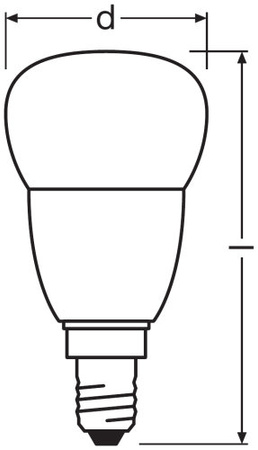 Żarówka LED 4,9W 470lm 2700K E14  VALUE CLASSIC Ledvance 4058075147898