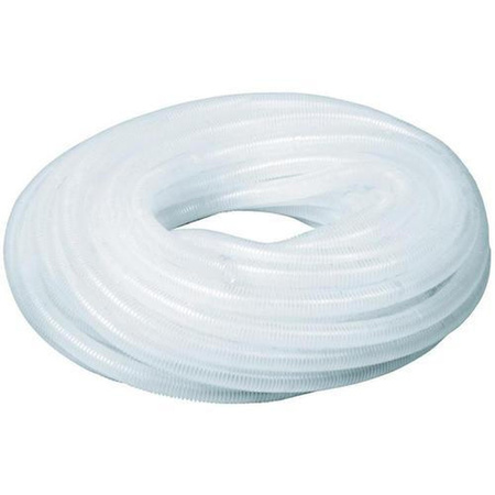 Rura peszela karbowana biała 22mm / 18mm 50mb 01.19 1szt=1mb