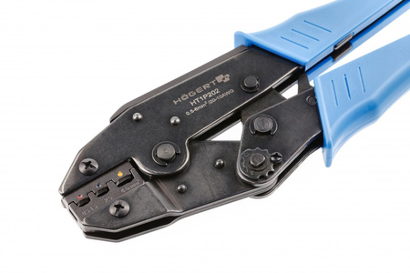 Praska do zaciskania końcówek izolowanych 0,5~6,0 mm2 Hogert HT1P202