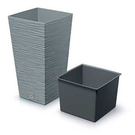 Doniczka z wkładem beton Furu Square DFSH300-422U