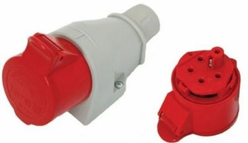 Gniazdo siłowe stałe szybkozłączne 16A/400V 3p+z IP44 Tarel