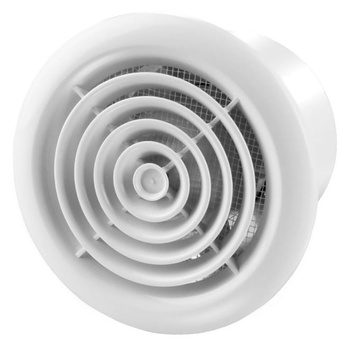 Wentylator osiowy biały FI 125mm Centro Vents D125KSEL
