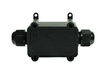 Puszka natynkowa hermetyczna czarna IP68 Plastrol W-00403