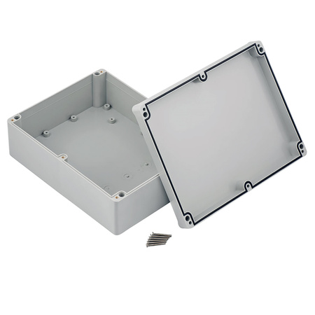 Puszka natynkowa hermetyczna 224 x 175 x 81mm IP67 szara PHP 62.90