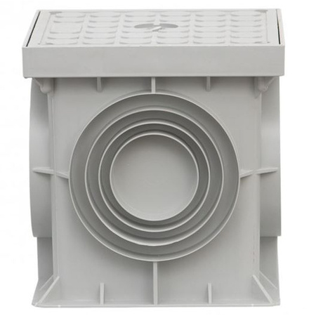 Studzienka probiercza gruntowa szara 200mm x 200mm x 200mm F-elektro F8.0008