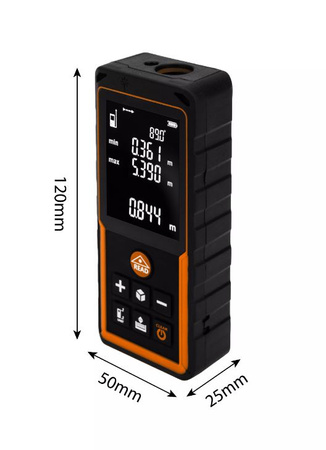 Dalmierz laserowy bateryjny zasięg 100 m IP54 NEO 75-207