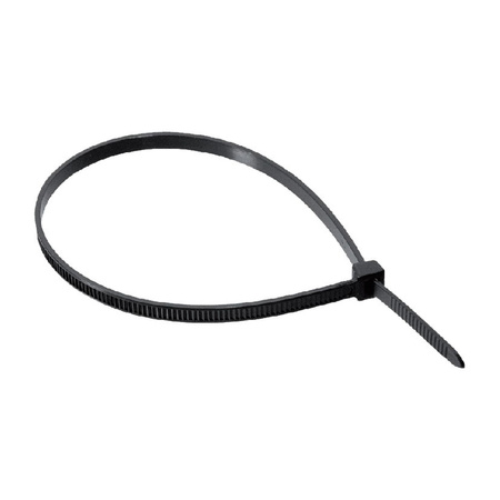 Opaski zaciskowe trytytki 4,3mm x 400mm czarny mocne miękkie CT4,3X400B