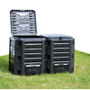 Kompostownik 2-komorowy czarny MODULE COMPOGREEN 800l IKLM800C-S411