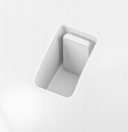 Doniczka na nóżkach biała Gracia Case DGCL400-S449