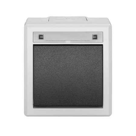 Łącznik uniwersalny natynkowy hermetyczny szary IP55 Aquant 2K 5001-10