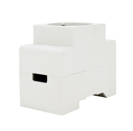 Gniazdo montowane na szynę z uziemieniem TH35 16A 230V Bemko A17-FS16