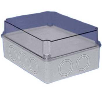 Puszka natynkowa hermetyczna szara 148 x 96 x 198 IP65 Elektro-plast OH-3B.2