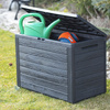 Skrzynia ogrodowa antracytowa 190L WOODEBOX MBWL190-S433