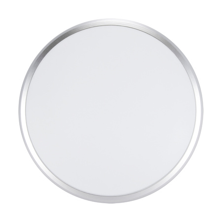 Plafon hermetyczny srebrny PLANAR LED 12W 1539lm 4000K Ideus 03838