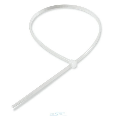 Opaska zaciskowa trytytka 3,3mm x 200mm neutralny mocne miękkie CT3,3X200W