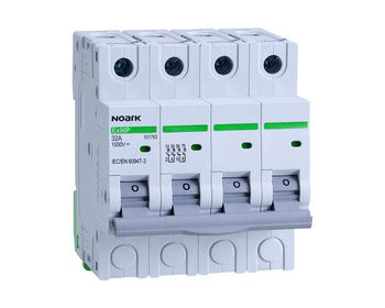 Rozłączniki izolacyjny 4P 16A 400V DC Ex9IP Noark 101762