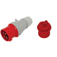 Wtyczka izolacyjna siłowa przenośna szybkozłączna 32A 3p+n+z IP-44 Tarel