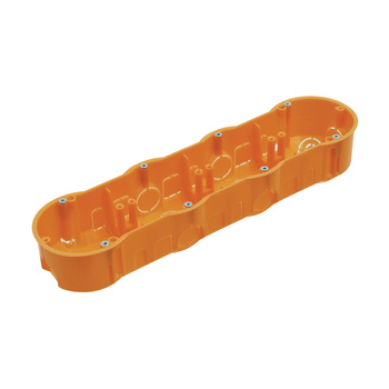 Puszka płytka podtynkowa 4-krotna 4 x 60mm PAWBOL  A.0049WP