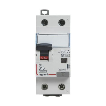 Wyłącznik różnicowonadprądowy 2P B 16A 30mA DX3 Legrand 410921 
