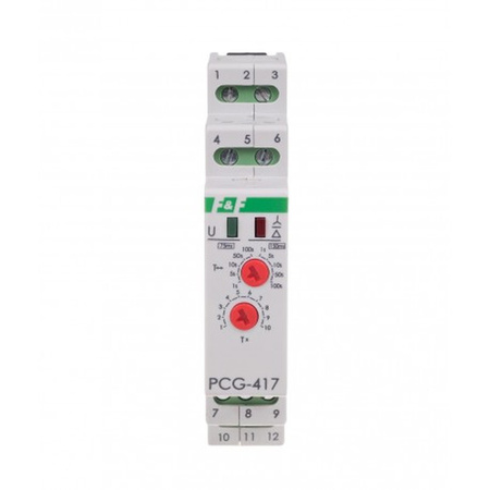Przekaźnik czasowy gwiazda trójkąt PCG-417 DUO F&F