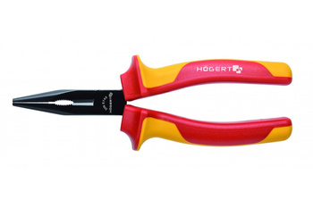 Szczypce wydłużone proste izolowane 1000V 160mm Hogert HT1P913