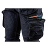 Spodnie Robocze Męskie r. M - Seria DENIM Stretch MOCNE granatowe NEO 81-229-M