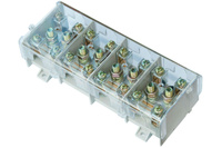 Listwa zaciskowa LG 4x95/35 z osłoną TH35 Pawbol E.4026