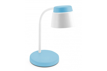 Lampka biurkowa niebieska Helin 6W 350lm 4000K 240V GTV LB-HEL6W-25-DEC