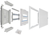 Rozdzielnia podtynkowa modułowa 2 x 14-mod IP40 IDEAline 69.214