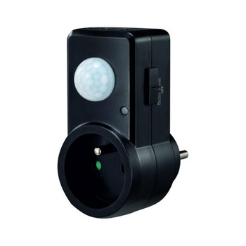 Czujnik ruchu czarny w gniazdko PIR CP-10C EC20344 ECO