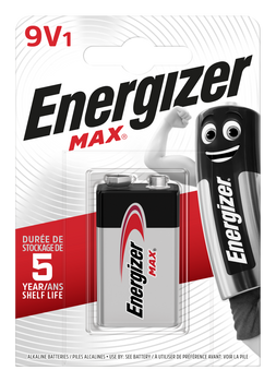 Bateria alkaliczna MAX 9V 6LR61 Energizer opk=1szt.