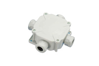 Puszka natynkowa hermetyczna szara 75x75 IP67 PAWBOL  A.0035