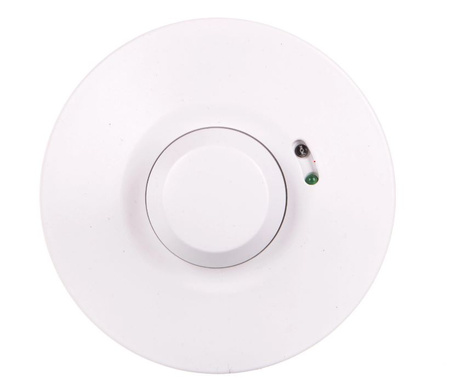 Mikrofalowy czujnik ruchu biały zasięg 1-8m CM-3 1200W 240V 360st  GTV AE-CM3000-00