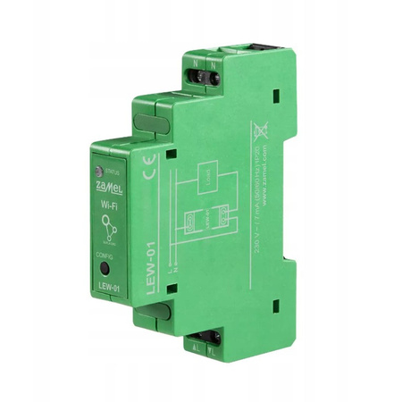 Monitor energii elektrycznej WI-FI 1F 16A LEW-01 Zamel SPL10000038