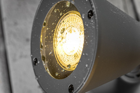 Oprawa ogrodowa kinkiet dolny grafit LUSTINO-D 20W GU10 IP44 GTV OS-USTI0UD-30