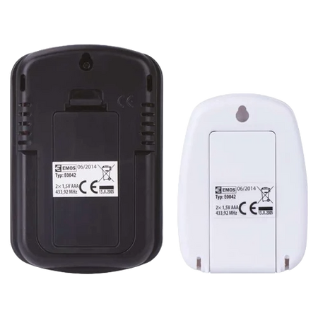 Termometr pokojowy bezprzewodowy czarny Emos E0042 