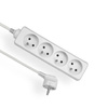 Przedłużacz biały 4-gniazda z/u 7m OMY 3x1 Elgotech EPS-407