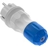 Wtyczka hermetyczna z uziemieniem IP54 16A 2P+Z 250V szary/niebieski Plastrol W-97976