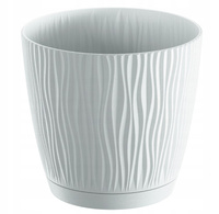 Doniczka uniwersalna z podstawkiem kremowa SANDY P DSY240P-S449