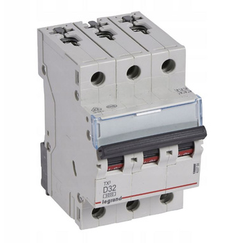 Wyłącznik nadprądowy 3P D 32A Legrand 605753