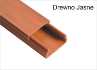 Korytko kablowe KE 40/40 drewno jasne 2m 111463