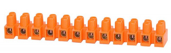 Listwa zaciskowa 12 torowa 2,5 mm2 pomarańczowa F2.0179
