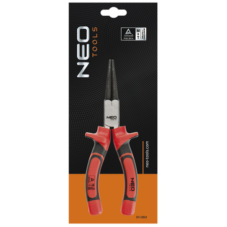 Szczypce okrągłe izolowane 160 mm 1000V NEO 01-074