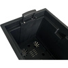 Doniczka z wkładem antracytowa URBI CASE TOWER DUC800T-S433