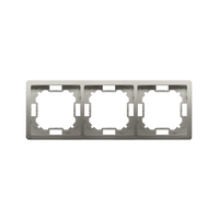 Ramka 3-krotna satynowa Basic BMR3/11 Kontakt-Simon