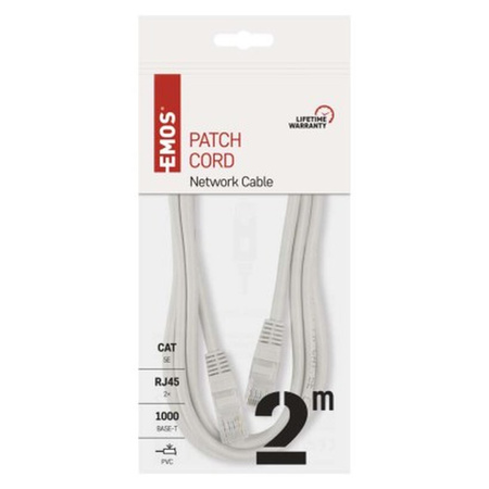 Kabel krosowy patchcord UTP RJ45 2m S9124 EMOS