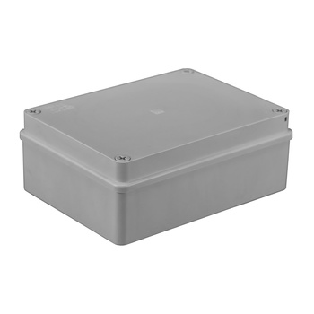 Puszka natynkowa hermetyczna szara bez dławików IP65 190x140x70 Pawbol S-BOX 416