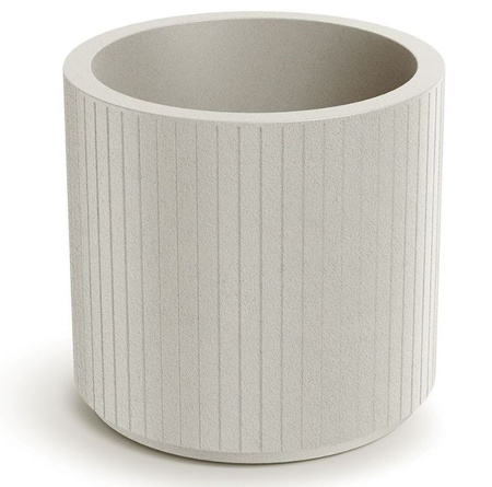 Doniczka sand Coro Round TCR48-101GR