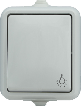 Przycisk światło biały IP44 HYDRO 120403