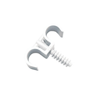 Uchwyt montażowy RING BIS 22mm podwójny biały PAWBOL H.7325